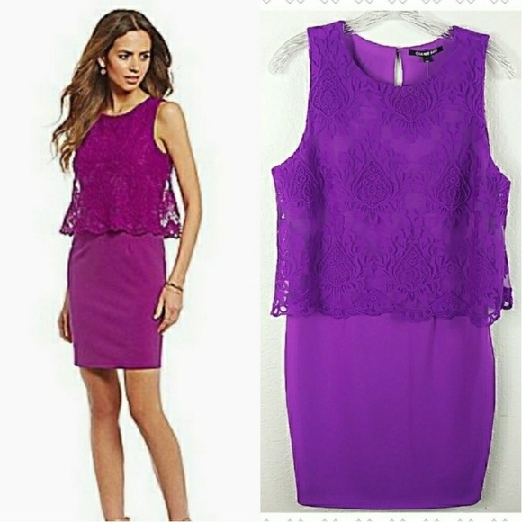 gianni bini purple dress